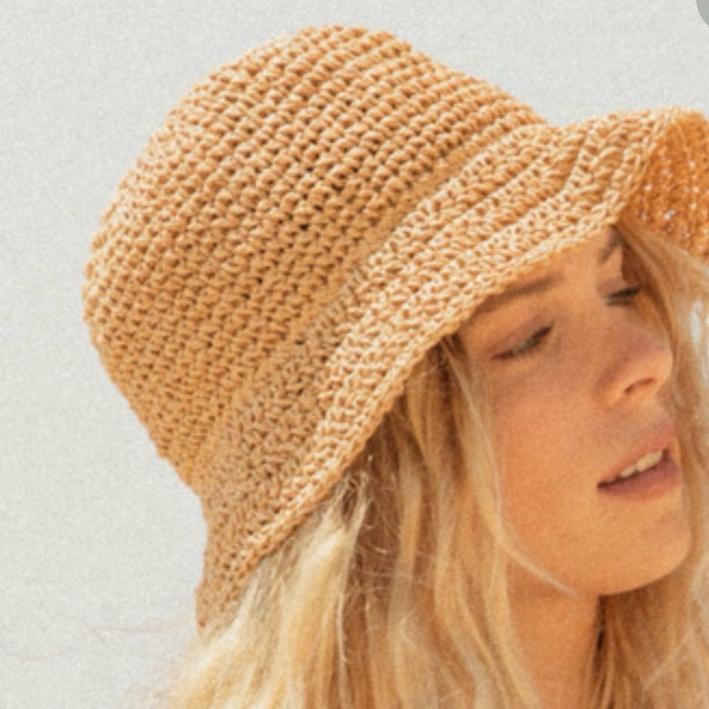 Arlin Cream 100% Paper Bucket Hat Vintage - Picture 4 of 4